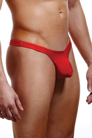 Red Low Rise Thong in M-L