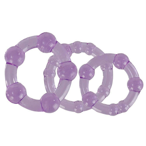 Island Rings in Purple