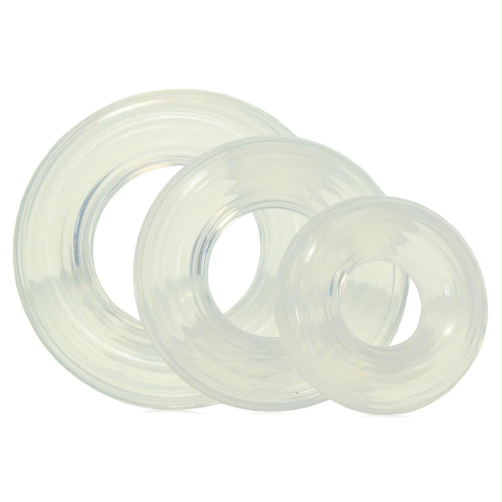 Premium Silicone Ring Set in Clear