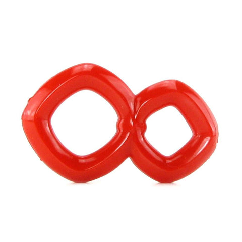 Crazy 8 Enhancer Ring in Red
