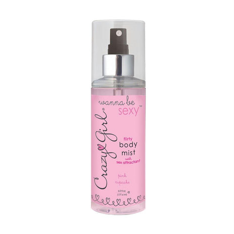 Crazy Girl Flirty Body Mist 6oz-117mL in Cupcake