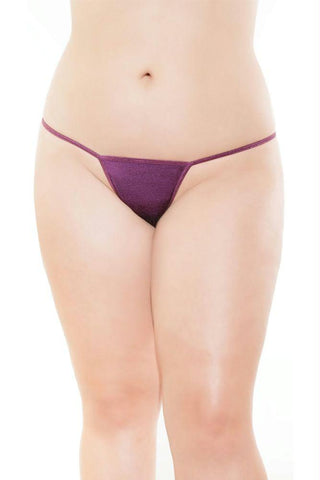 Perfectly Plum Thong in OSXL