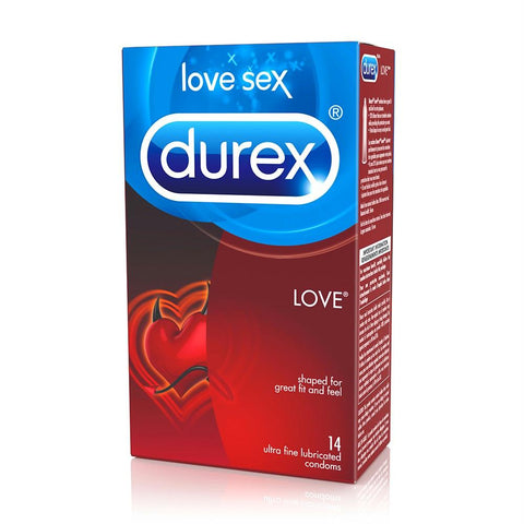Love Lubricated Condoms in 14 Pack