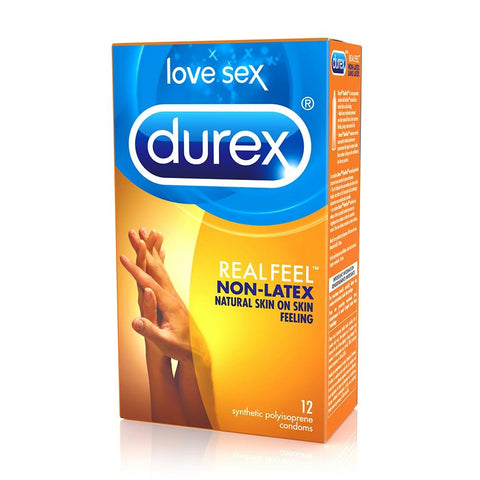 Real Feel Synthetic Polyisoprene Condoms in 12 Pack
