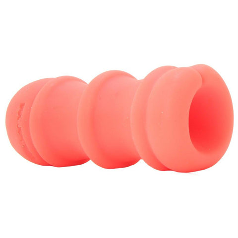 Mood Pleaser Zig-Zag Masturbator in Orange