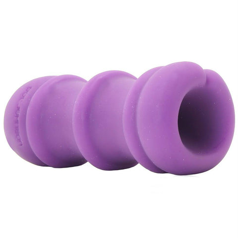 Mood Pleaser Thick Ribs Masturbator in Purple