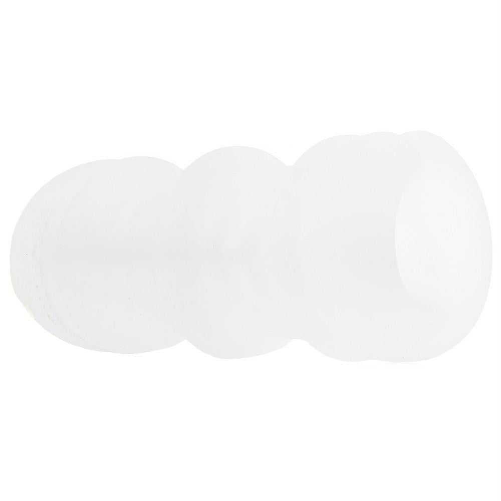 Mood Pleaser Massage Beads Masturbator in Frost
