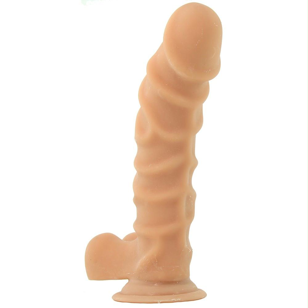 9 Inch ULTRASKYN Ragin' D Dildo in Vanilla