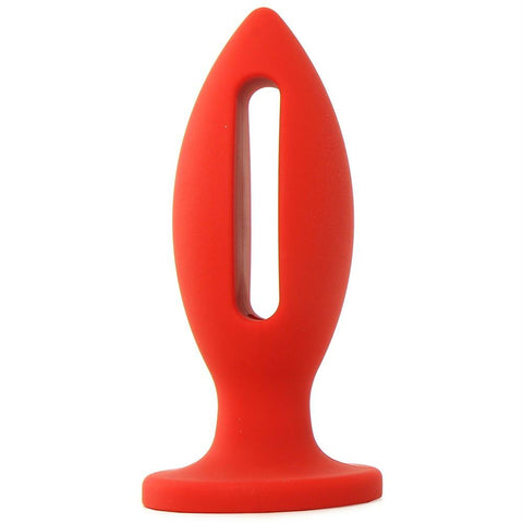 Kink Lube Luge 4" Silicone Plug in Red