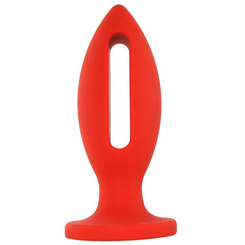 Kink Lube Luge 5" Silicone Plug in Red