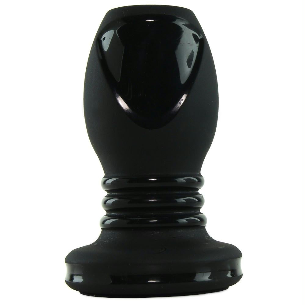Kink Explore Hollow Silicone 4" Plug in Black