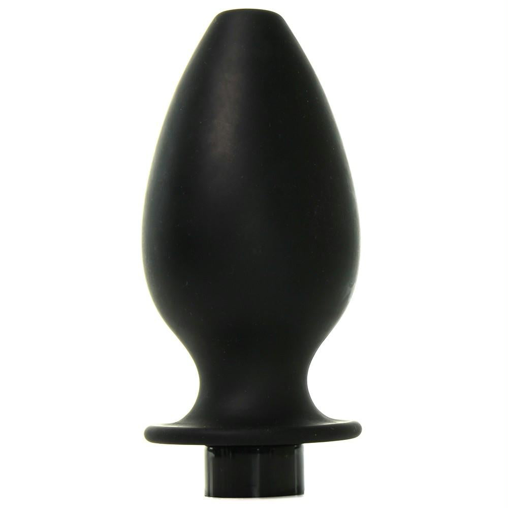 Kink Flow Fill Silicone Douche Accessory in Black