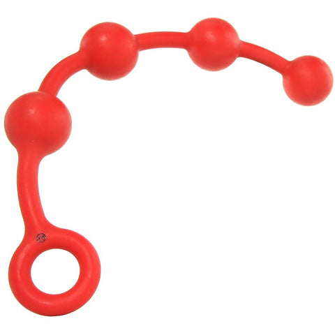 Kink Everything Butt Solid Anal Balls in Red