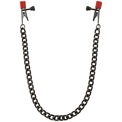 Kink Nipple Clips with Heavy Chain