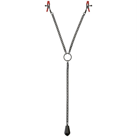 Kink Tug Nipple Clips with Heavy Weight
