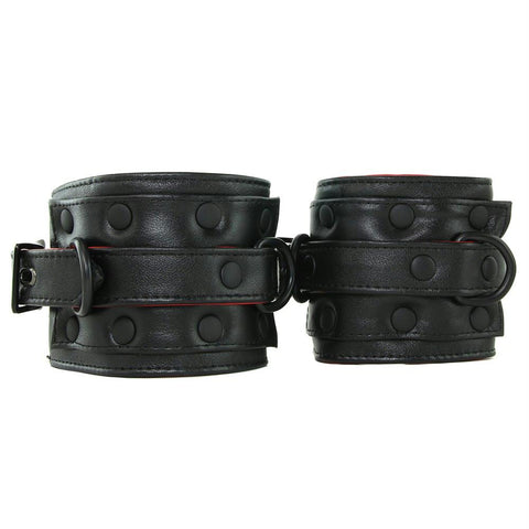 Kink Leather Wrist Restraints in Black