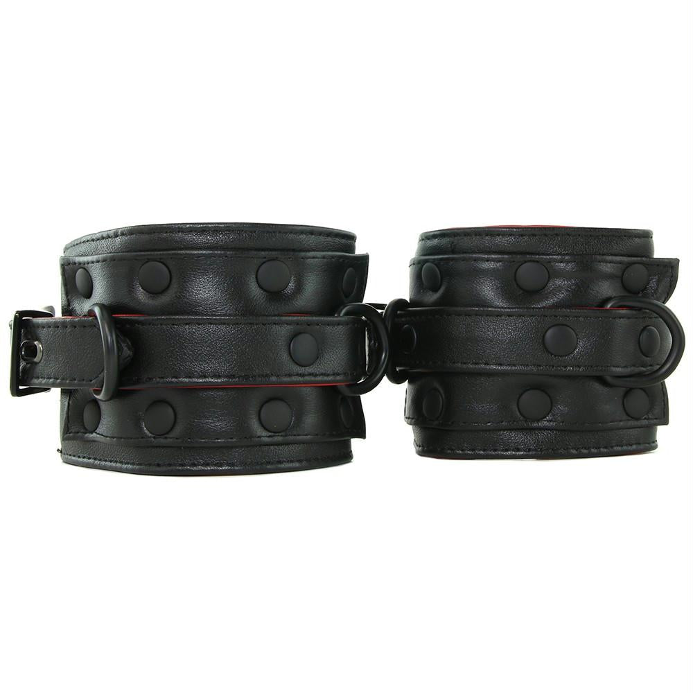Kink Leather Ankle Restraints in Black