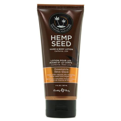 Hemp Seed Hand & Body Lotion 7oz-207mL in Dreamsicle