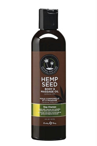 Nag Champa Natural Massage & Body Oil in 8oz-236ml