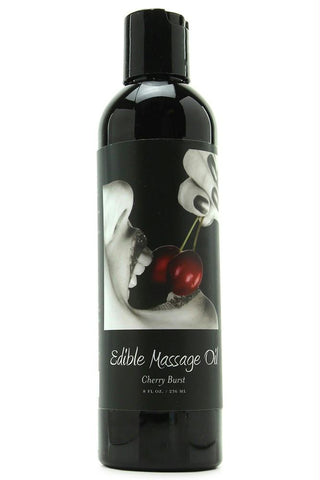 Edible Massage Oil 8oz-236ml in Cherry