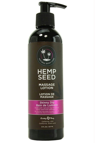 Skinny Dip Hemp Seed Massage Lotion in 8oz-237mL