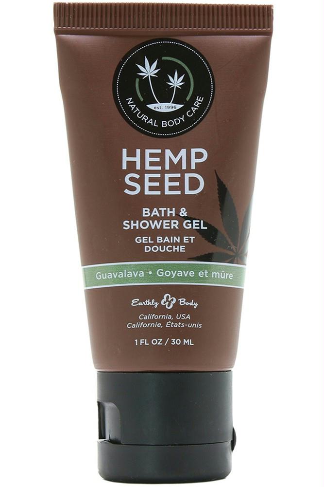 Guavalava Hemp Seed Bath & Shower Gel in 1oz-30ml