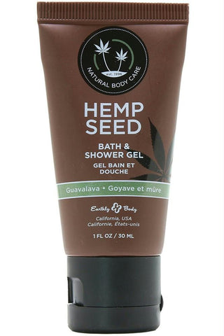 Guavalava Hemp Seed Bath & Shower Gel in 1oz-30ml