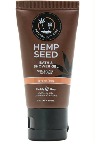Isle of You Hemp Seed Bath & Shower Gel in 1oz-30ml