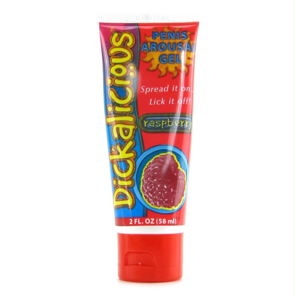 Dickalicious Flavored Penis Arousal Gel in Raspberry