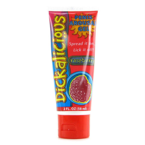 Dickalicious Flavored Penis Arousal Gel in Raspberry