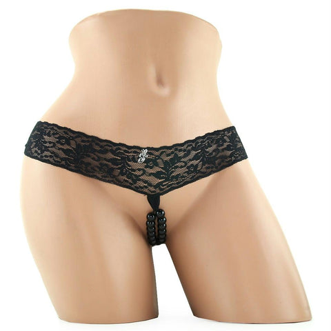 Stimulating Panties with Pearl Pleasure Beads in M-L