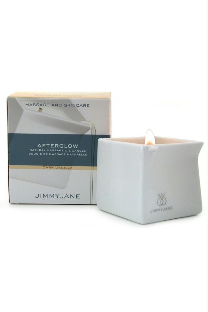 Afterglow Natural Massage Oil Candle in Dark Vanilla