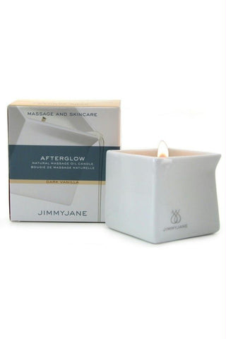 Afterglow Natural Massage Oil Candle in Dark Vanilla