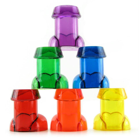 Rainbow Pecker Shot Glasses