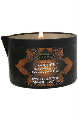 Ignite Massage Candle 6oz-170g in Sweet Almond