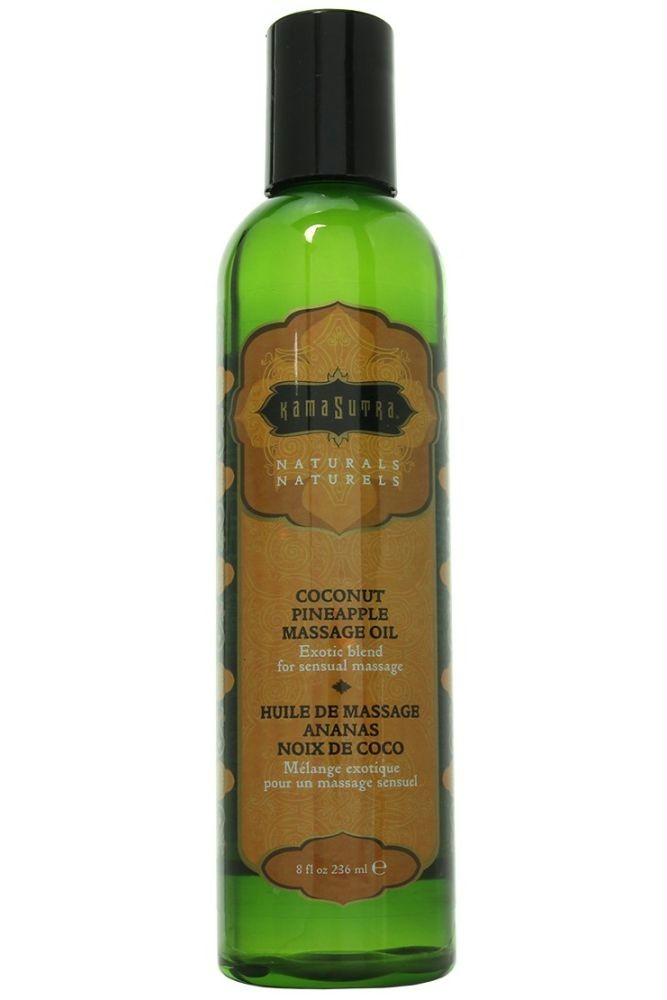 Naturals Massage Oil 8oz-236ml in Coconut Pineapple