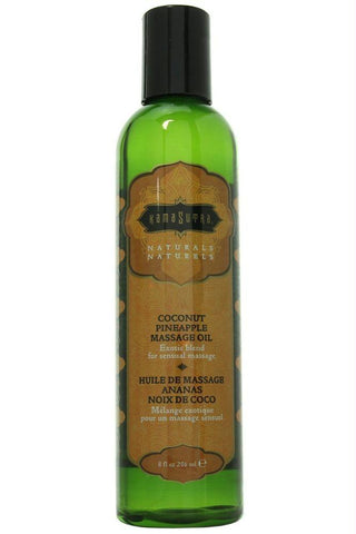 Naturals Massage Oil 8oz-236ml in Coconut Pineapple