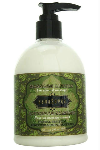 Sensual Massage Lotion 10oz-295ml in Herbal Renewal