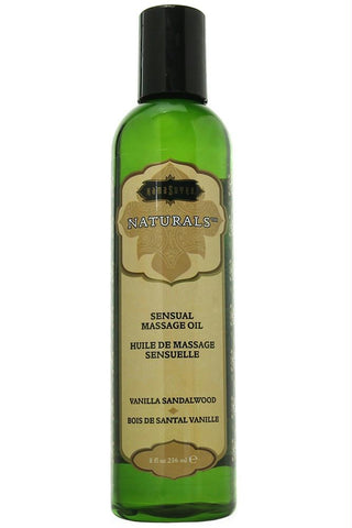 Naturals Massage Oil 8oz-236ml in Vanilla Sandalwood
