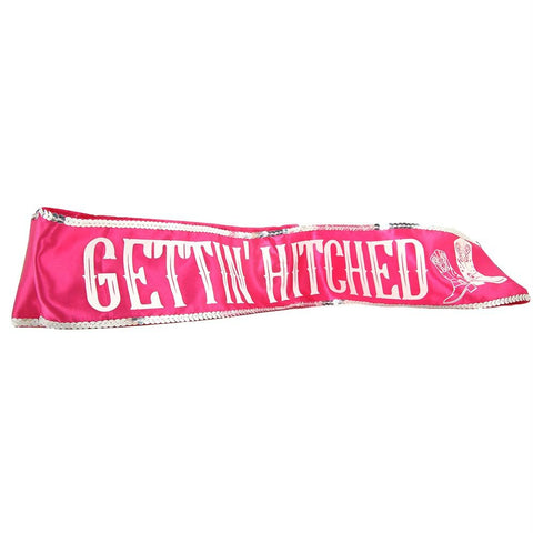 Gettin' Hitched Glow in the Dark Sash