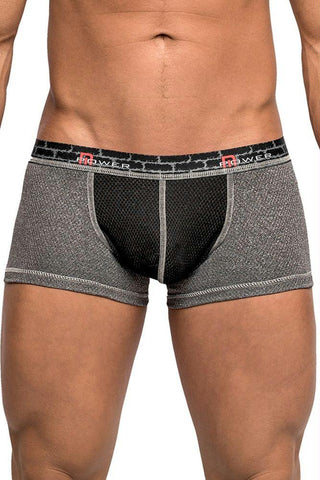 Black and Grey Reversible Mini Short in XL