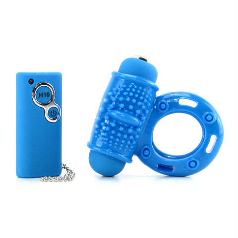 Hero Remote Cock Ring in Blue
