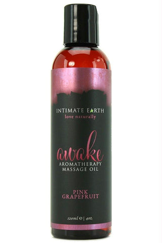 Awake Pink Grapefruit Massage Oil in 4oz-120ml