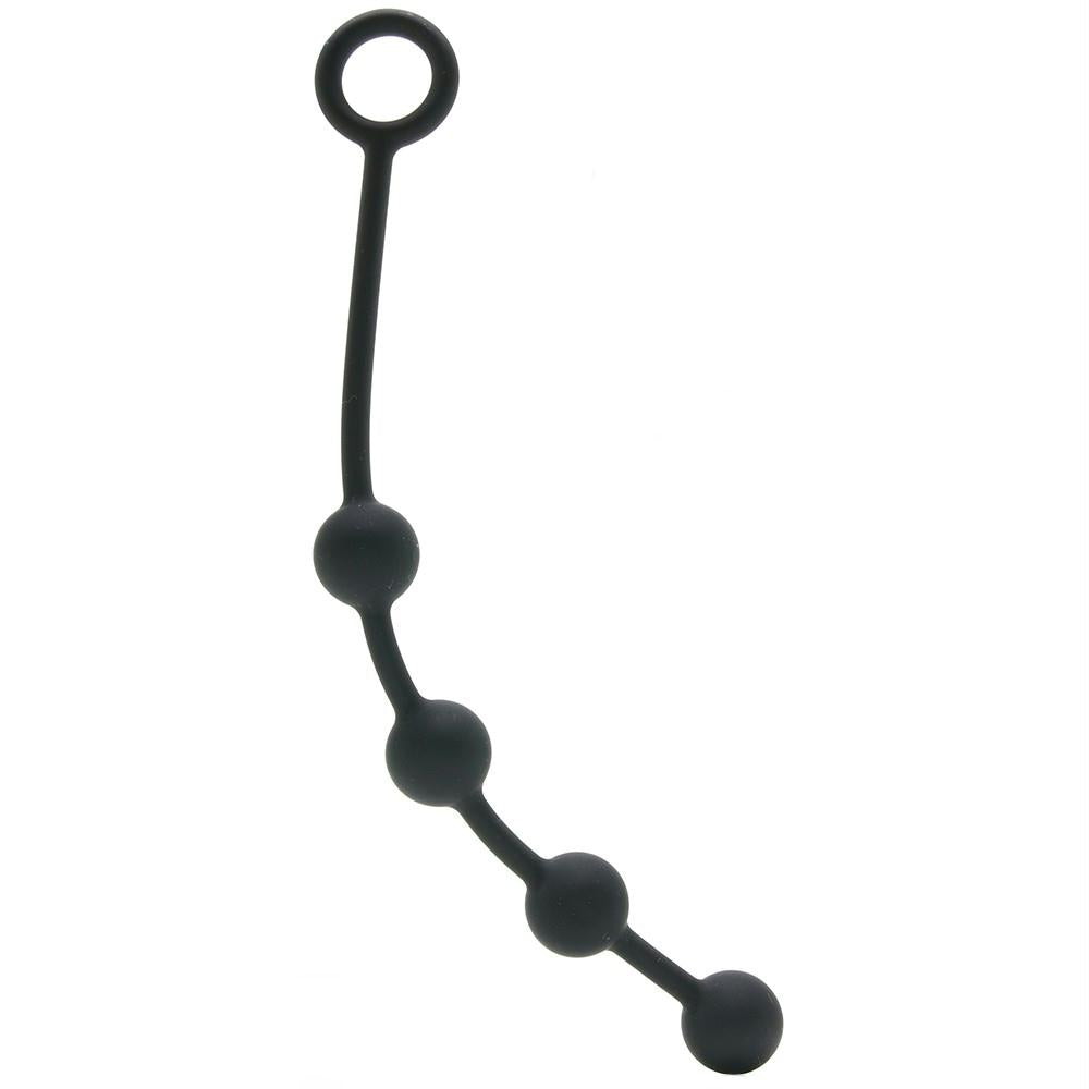 Excite Small Silicone Anal Beads in Black