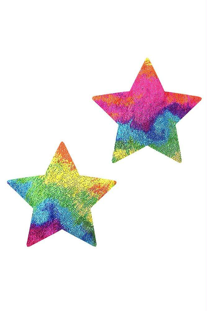Rainbow Bright Velvet Pasties