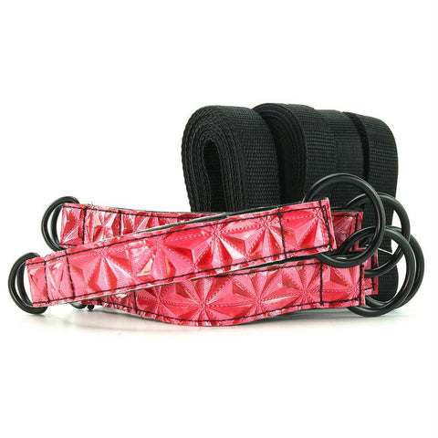 Sinful Bed Restraint Straps in Pink
