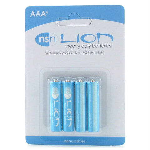 Lion Heavy Duty Batteries 4 Pack in AAA