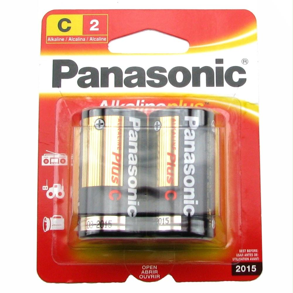 Alkaline "C" Batteries - 2 Pack