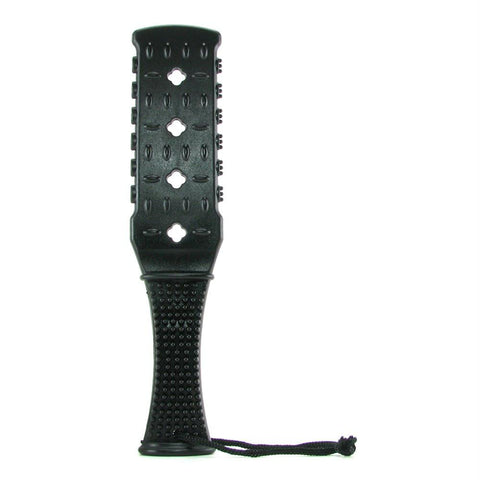 Fetish Fantasy Textured Rubber Paddle in Black
