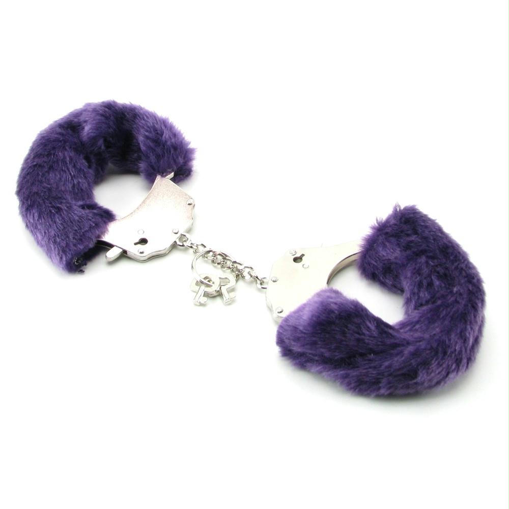 Fetish Fantasy Furry Cuffs in Purple